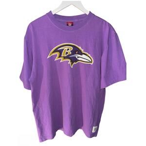 NFL Reebok Baltimore Ravens T-Shirt Rare Sz L 90s Y2K